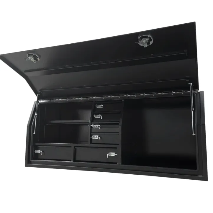 صندوق أدوات الفتح الجانبي من الألومنيوم المسطح