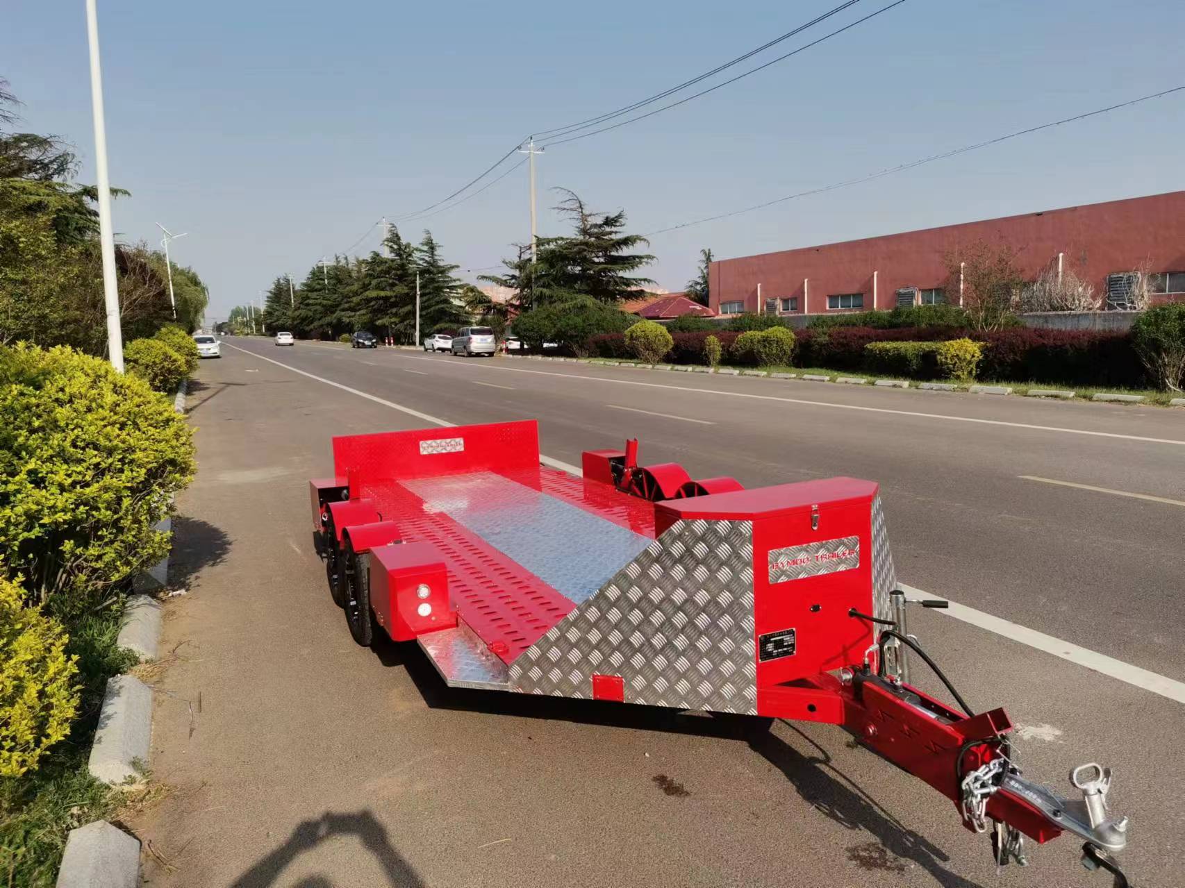 مقطورة ذات سطح منسدل