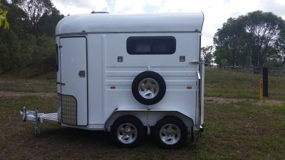 مقطورة حصان من النوع القياسي 2 حصان تحميل مستقيم