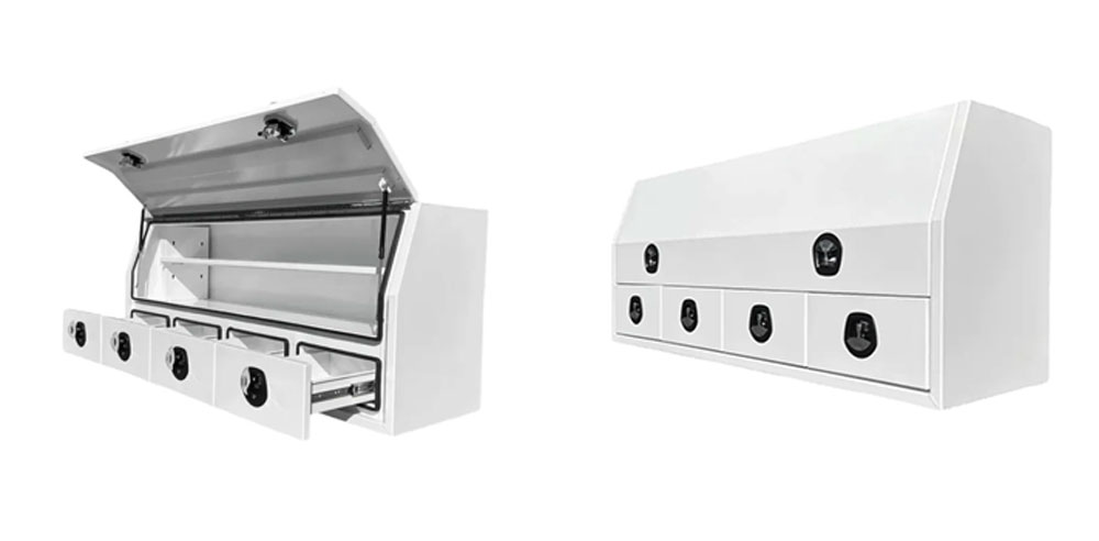 صندوق أدوات الفتح الجانبي من الألومنيوم